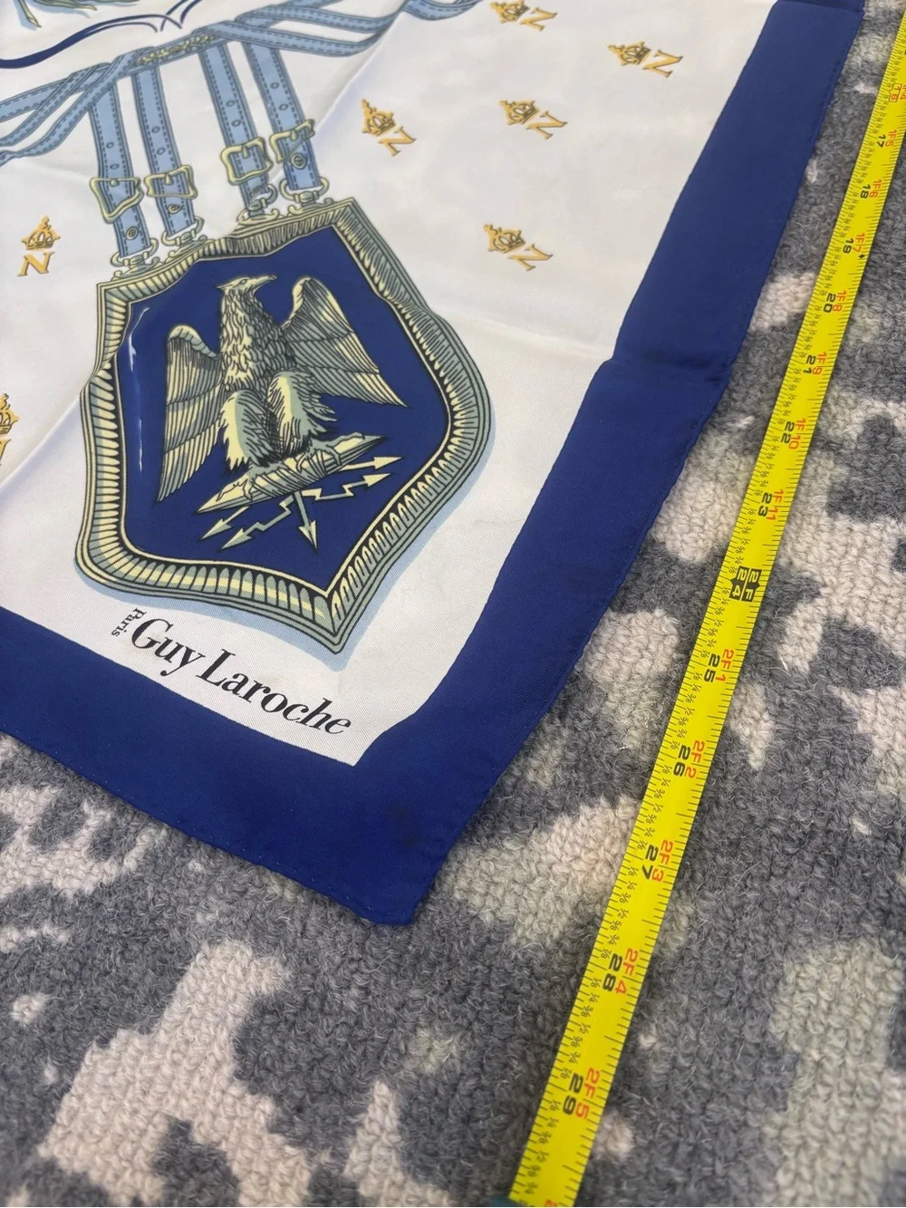Vintage Guy Laroche silk scarf